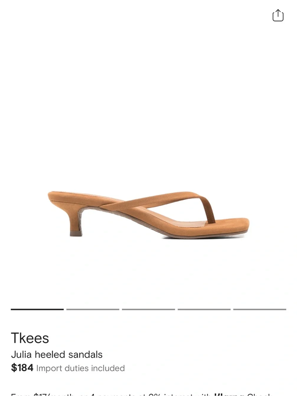 TKEES Julia Suede Heeled Sandals in Tan